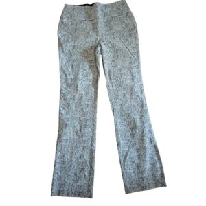 Nine West Pull On Wide Elastic Waist dress pants black/white Size M